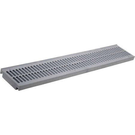 Nds 4-1/4 In. W Gray Structural Foam Polyethylene Channel Grate 241-1